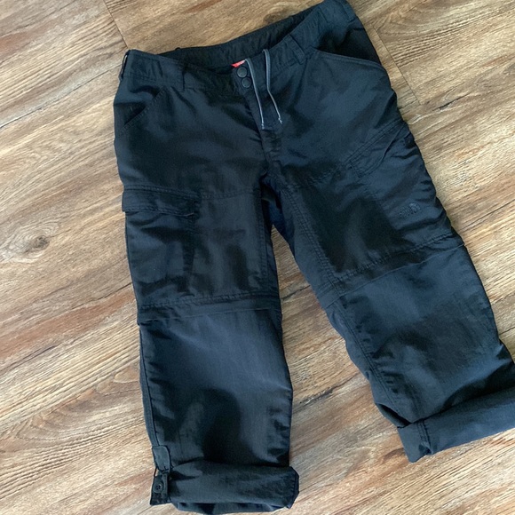 TNF North Face Convertible Zip Off Hiking Pants Capri Shorts Excellent Condition - Picture 2 of 11